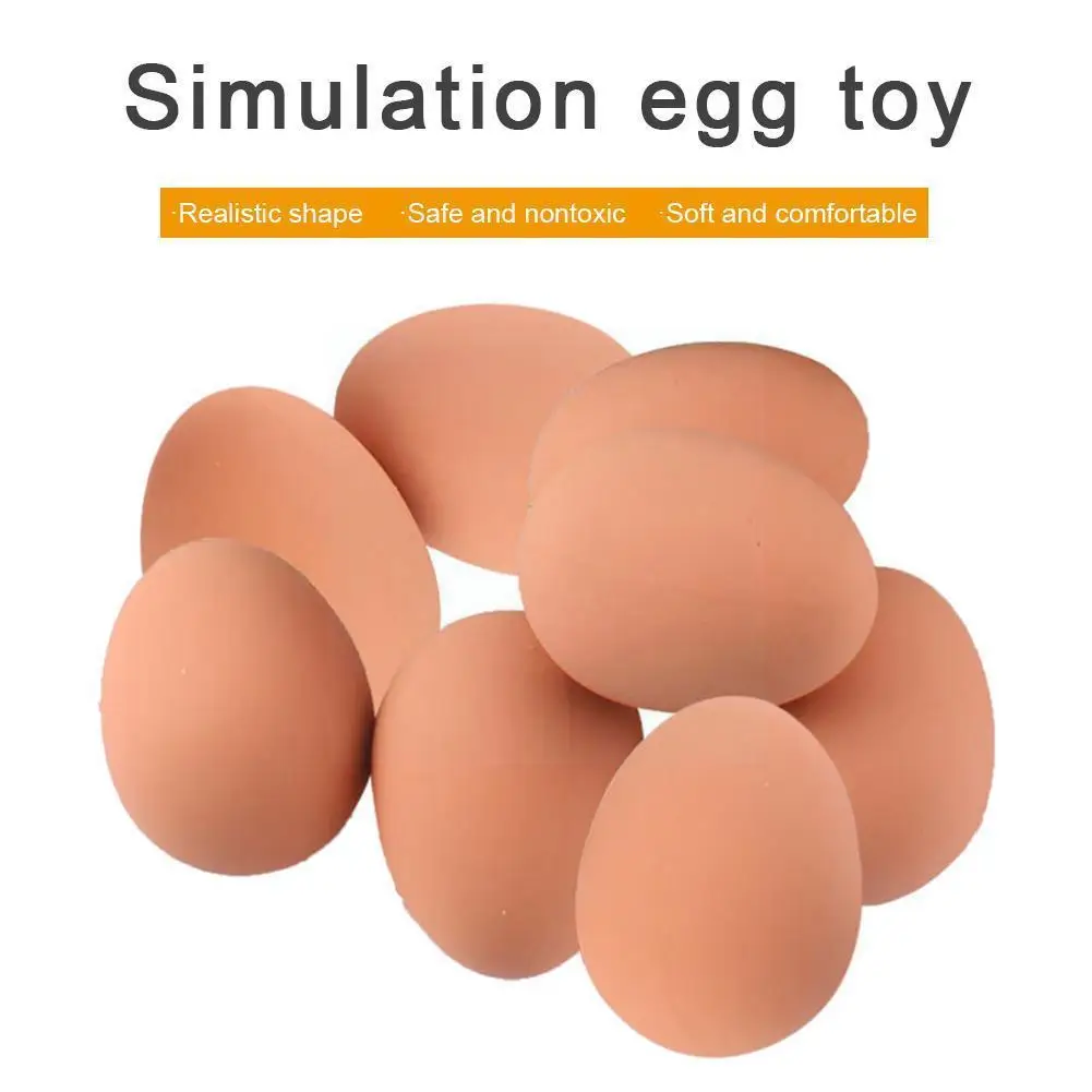 

Новинка, искусственный упругий шар, искусственные резиновые яйца, Реалистичная игрушка в виде яйца, шутка, 1 шт., имитация подпрыгивающих дек...
