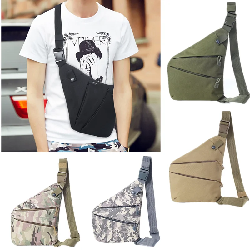 

Multifunctional Concealed Tactical Gun Storage Bag Holster Men's Left Right Nylon Shoulder Pistol Gun Bag Hunting Holster