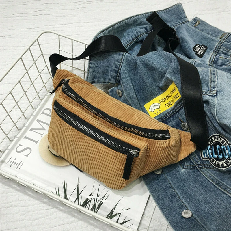 Поясная сумка для мальчиков и девочек модная поясная телефона холщовая унисекс