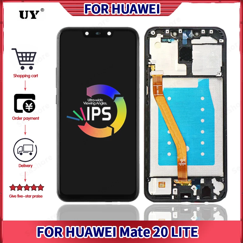 

6.3'' Original Display For Huawei Mate 20 Lite LCD Display Touch Screen For Mate 20lite Display Replacement Parts SNE-LX1,SNE-21