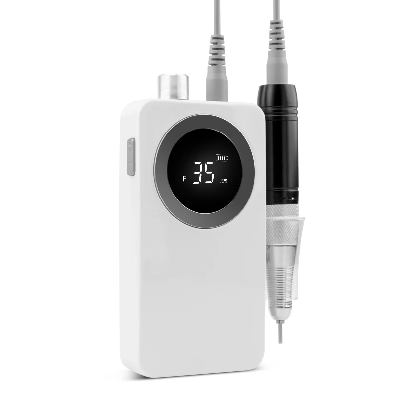 Фрезер беспроводной электрический для маникюра и педикюра 35000 об/мин | Красота