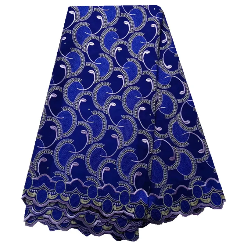 

Новый дизайн нигерийская Африканская Хлопковая кружевная ткань 100% хлопковое кружево «швейцарская вуаль» в Швейцарии 2019 Высококачественна...