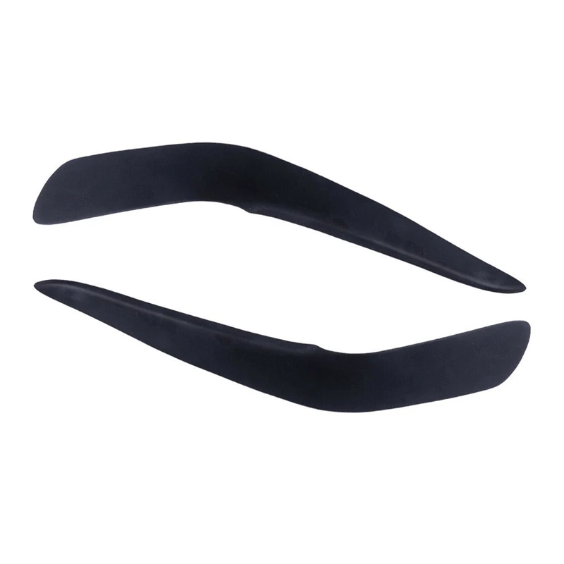 2Pcs Car Black Headlight Eyelid Eyebrow Cover Trim Fit for Lexus IS200 1999-2004 |