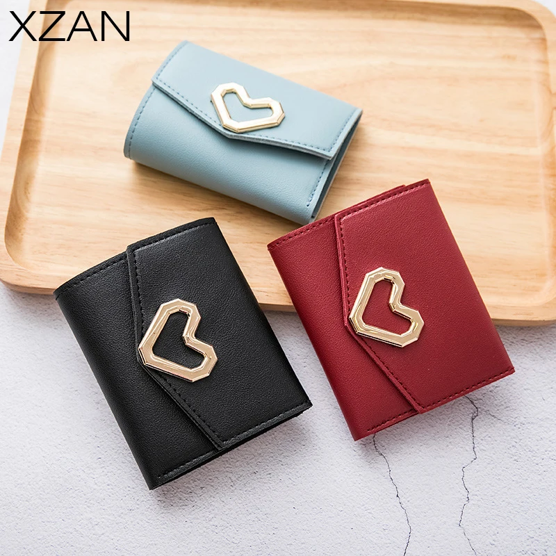 

New Men's Wallet Short Style Cross Section Youth Tri-fold Wallet Business Multi-card zipper Coin Purse Wallet Card Holder