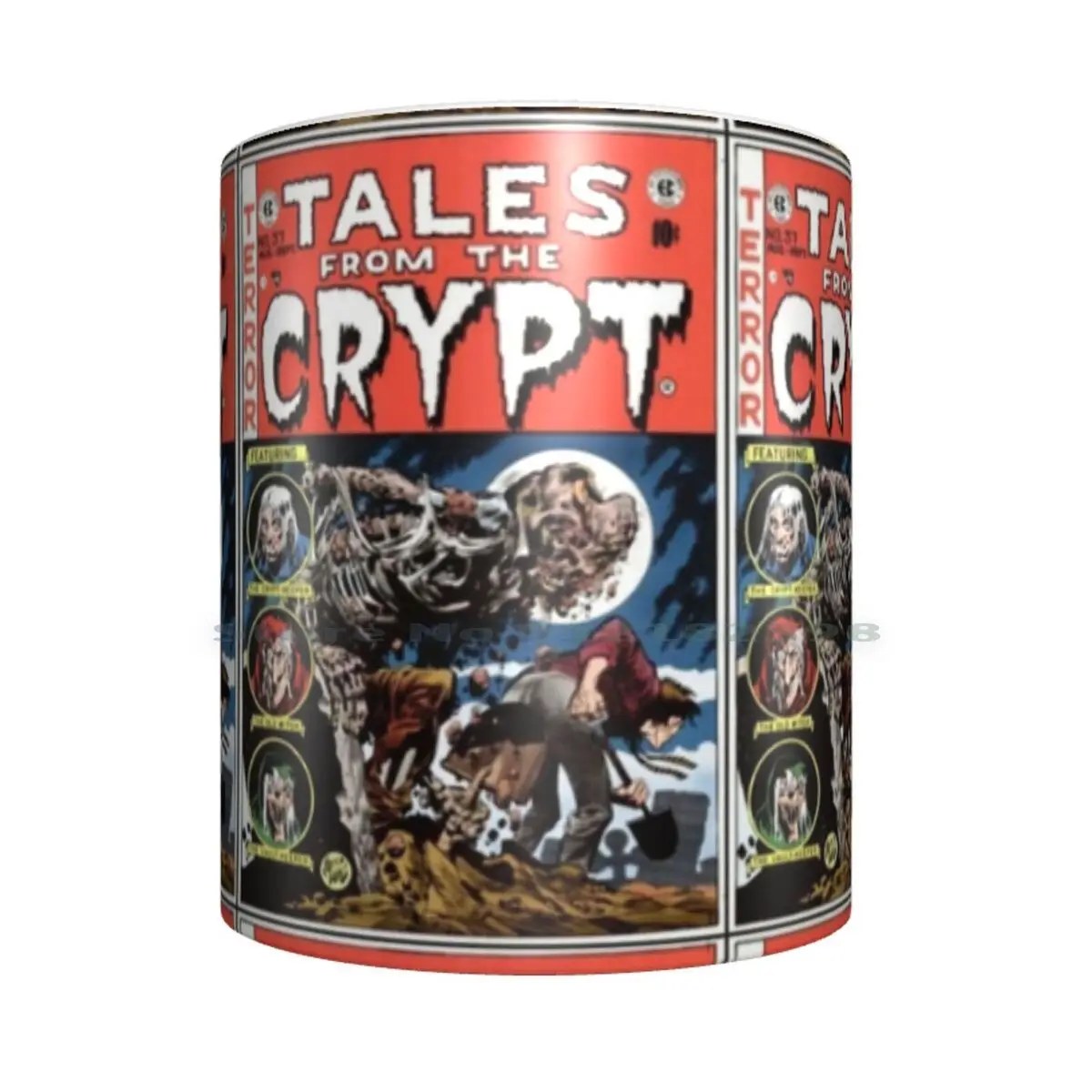 Керамические кружки Tales From The Crypt, кофейные чашки, Кружка для молока и чая, кружка с ужасными сказками, комиксом в стиле ужасов и комиксов 80-х, с критом, Гулем, призраками