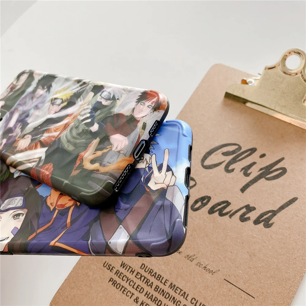 

Anime Naruto Pain Uchiha Sasuke Uzumaki Case for iPhone 11 Pro X XR XS MAX 7 8 Plus cartoon fighting Soft Silicon Cover Coque