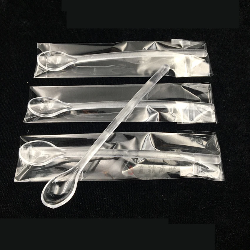 Одноразовые ложки пластиковая искусственная десертная ложка для чая 5 шт.