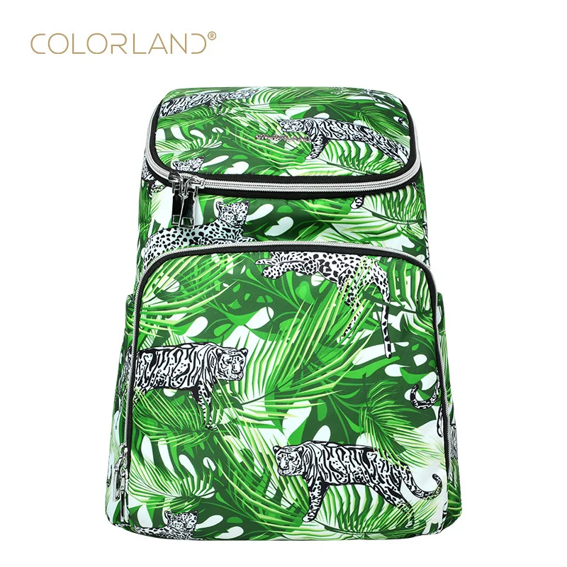 

COLORLAND Solid Backpack Diaper Bag Baby Tasche For Mom Backpack Nappy Mummy Maternity Bag Waterproof Backpacks stroller bag