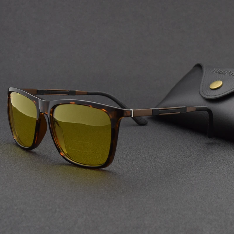 Женские и мужские квадратные очки TUZENGYONG поляризационные солнцезащитные с