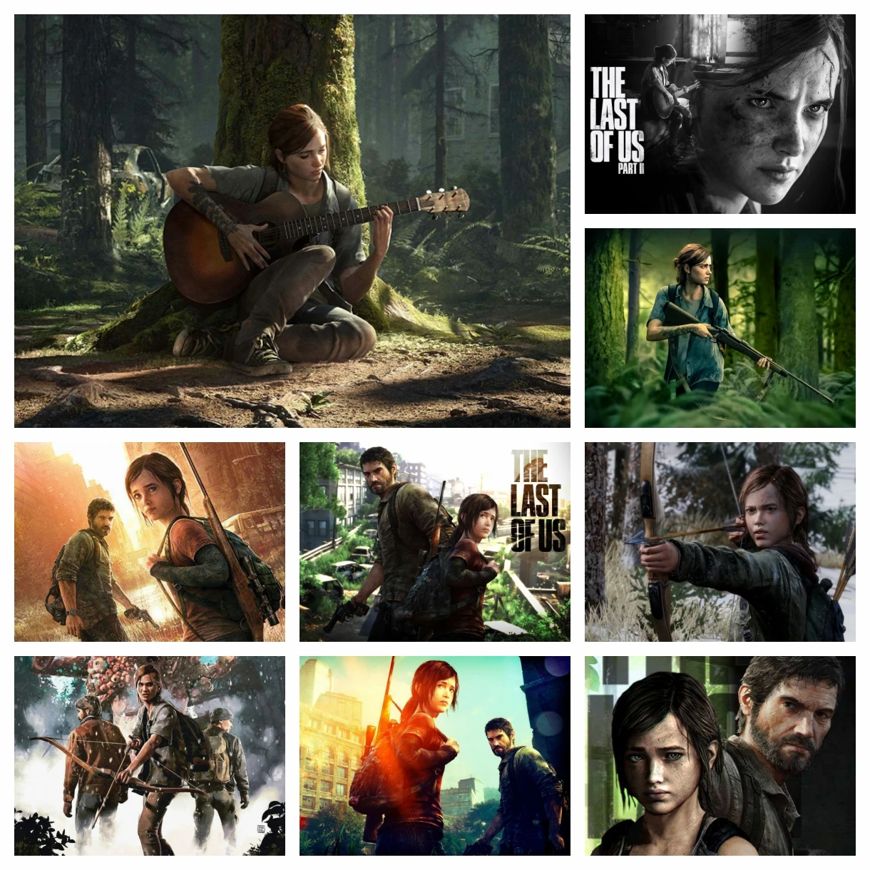 Diamond Embroidery Picture The Last Of Us Handmade Crafted Wall Art Game Diamond Painting Mosaic Film Poster Teen Room Decor Diy