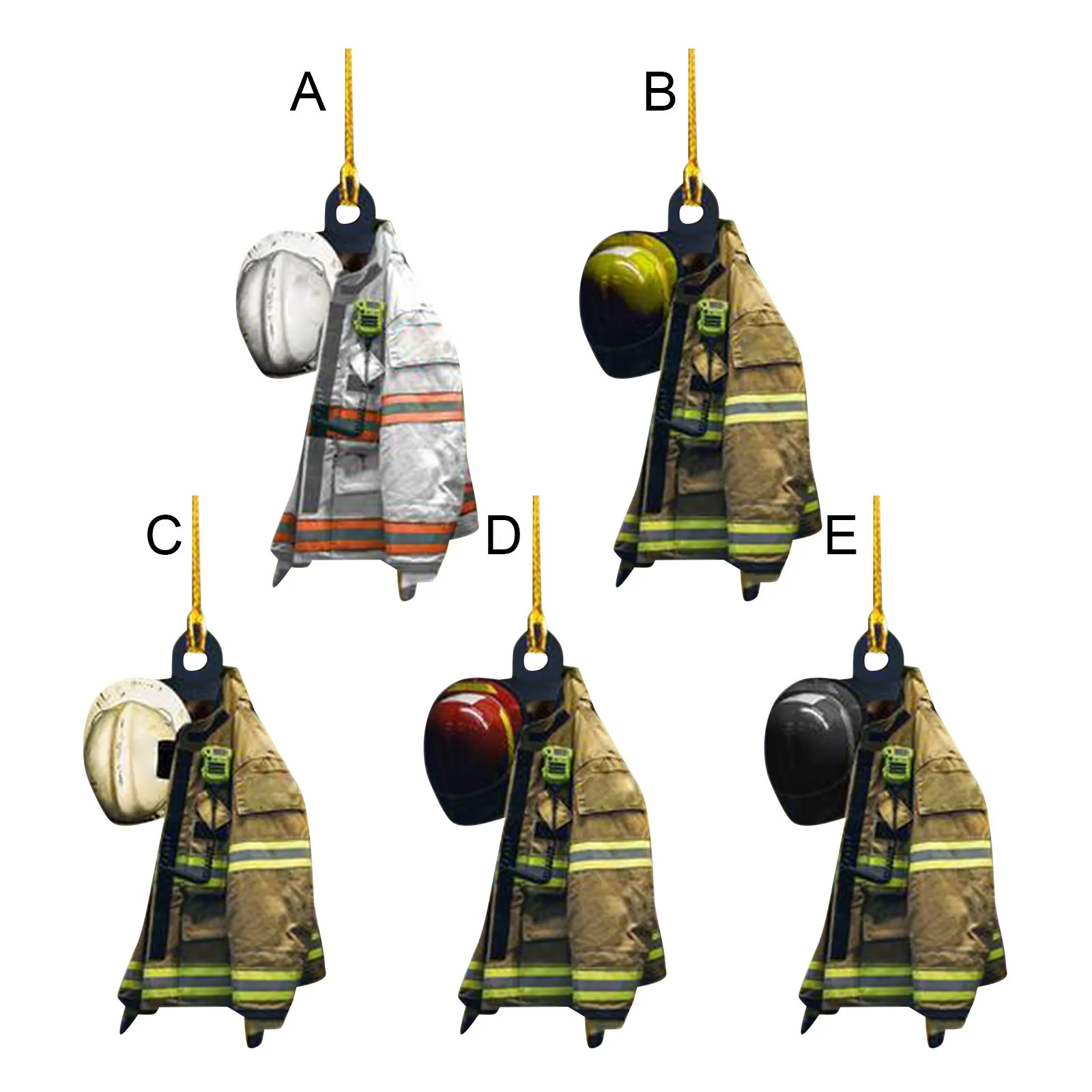 2022 подвеска пожарной службы Рождественский кулон подарок и поделки украшение