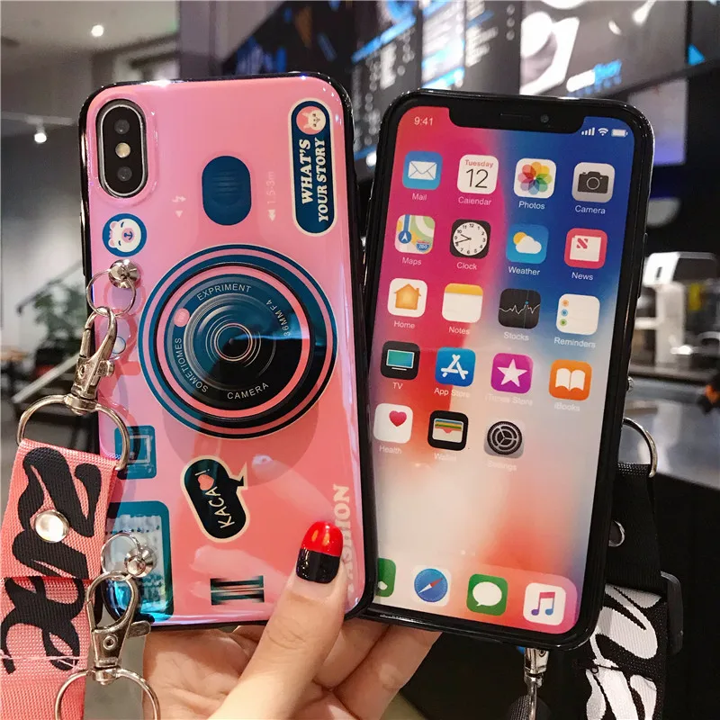 Phone Case for Oneplus 7 Pro One Plus 5T Silicone Cute Camera Grip Stand Holder Cover 5 T 6T 6 |