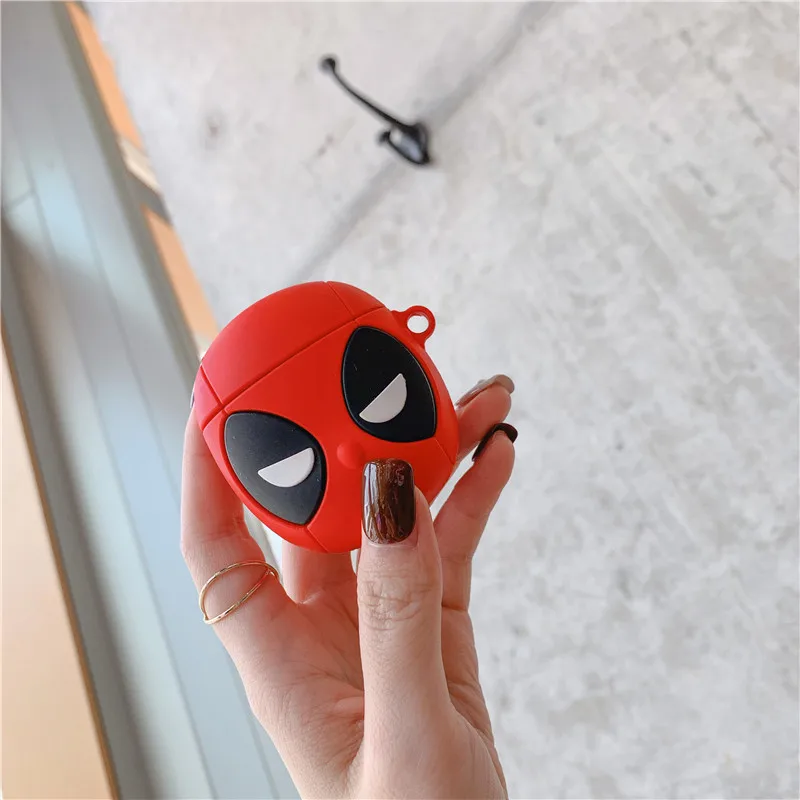 «Лвори» Fviyi милый мультяшный M& M Мягкий силиконовый чехол-кукла для Apple Airpods, чехол, беспроводные Bluetooth игрушечные наушники, чехол - Цвет: «Лвори»
