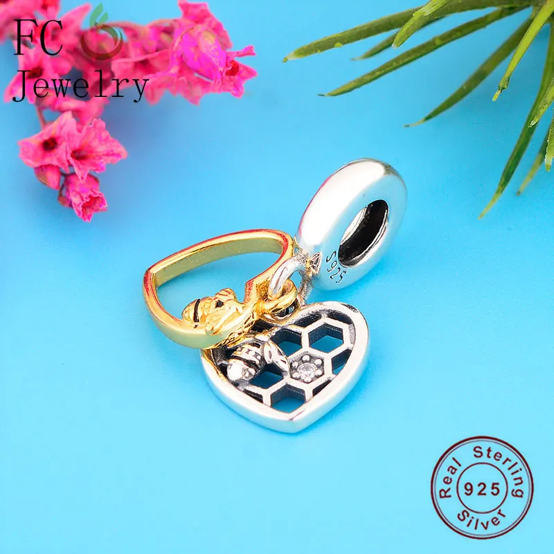 FC ювелирные изделия подходят оригинальный бренд талисманы браслет 925 Серебро