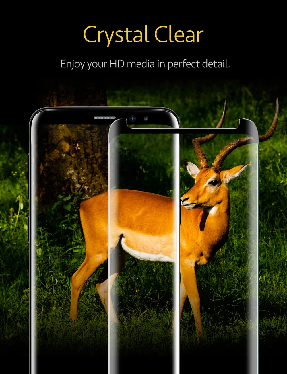 ESR Защита экрана для samsung Galaxy S9 S9 Plus полное покрытие закаленное стекло 9H 3D изогнутый защитный чехол