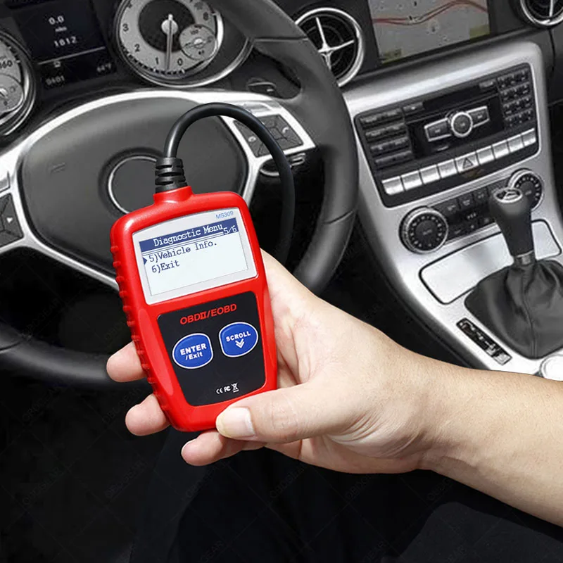 Считыватель кодов Maxiscan ms309 obdii считыватель автоматический диагностический