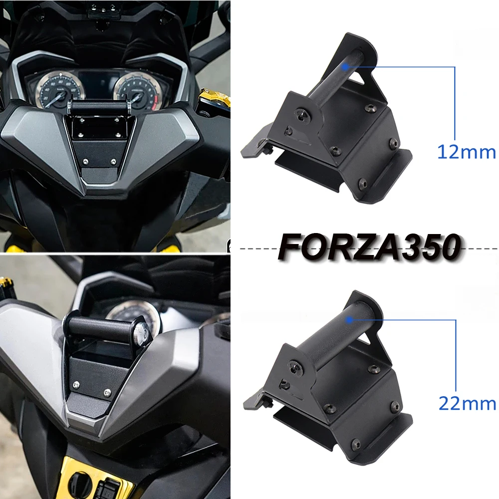 

2020 2021 For Forza350 Motorcycle For Honda For Forza 350 Front Phone Stand Holder Smartphone Phone GPS Navigaton Plate Bracket