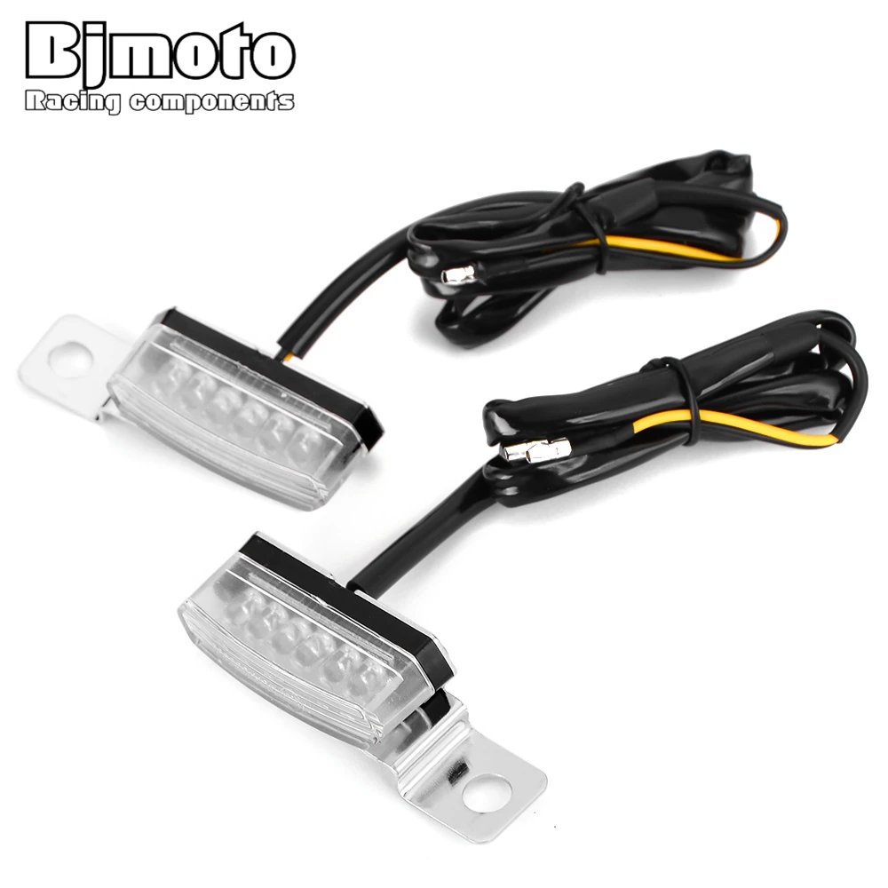 Мини мотоцикл светодиодный задний светильник номерной знак 12 в кросс аксессуары