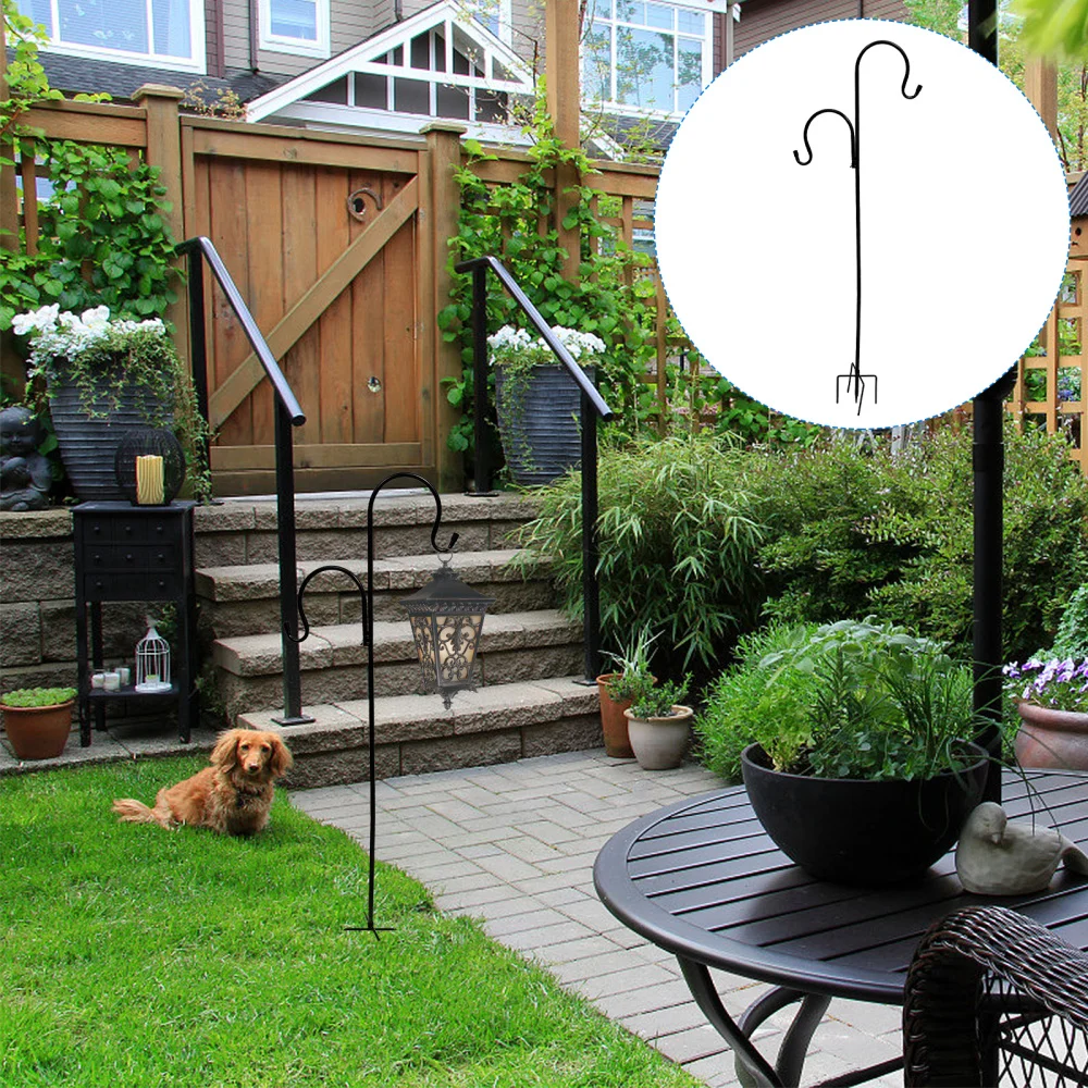 

1pc Outdoor Ground Hook Anti-rust Ground Rod Yard Garden Streetlamp Hook
