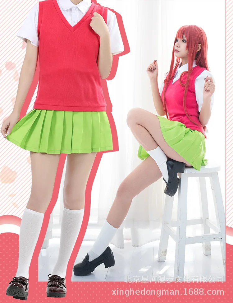 Костюм для костюмированной вечеринки в стиле аниме Itsuki Nakano Miku Yotsuba Nino Ichika костюм с