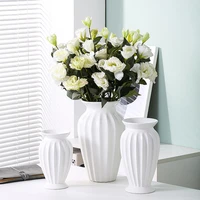 nordic tabletop white ceramic vase flower pot vase decorative vases modern for decoration arrangement home room office decor