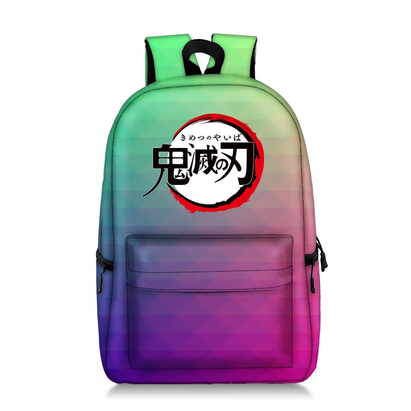 

Demon Slayer Kimetsu No Yaiba Anime Print Backpack Kamado Tanjirou Nezuko Cosplay Costumes Agatsuma Zenitsu Knapsack School Bag