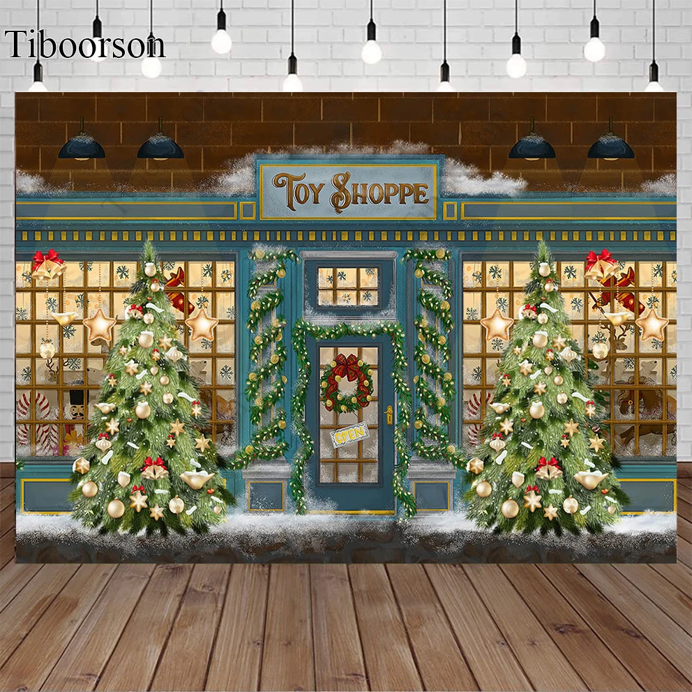 

Christmas Photography Background Winter Snowflake Shop Decorations Vintage Lamp Baby Shower Portrait Photo Props