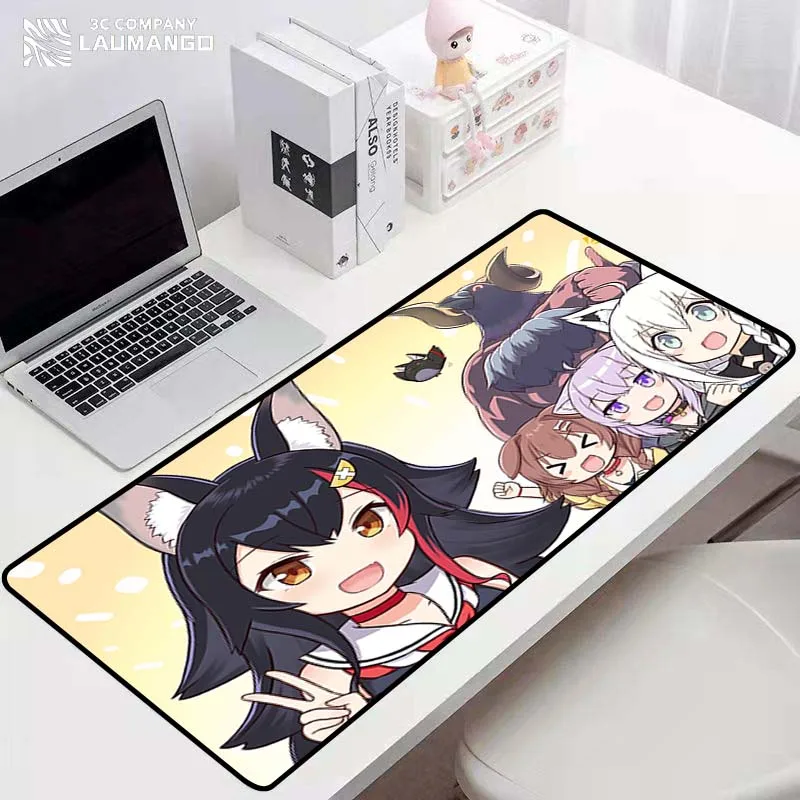 

Hololive Gamer Keyboard Pad Non-slip Mat Gaming Mouse Mat Keyboards Accessories Pc Mats Computer Mousepad Company Mausepad Anime