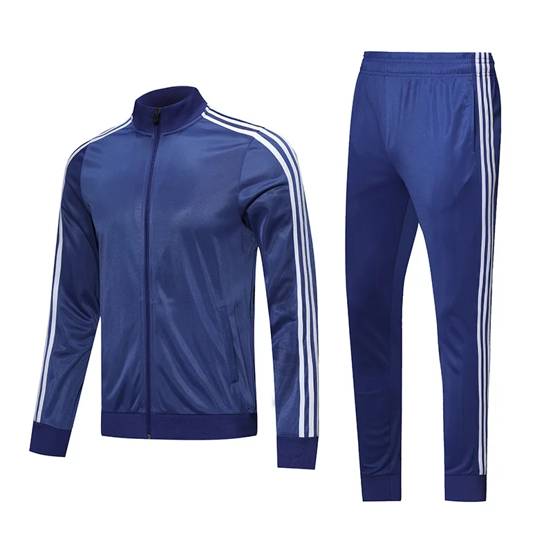 

2021 Autumn And Winter New Men's Sports Suit, Young Men's Trend Long-Sleeved Trousers Casual Two-Piece Suit Solid Color Pattern