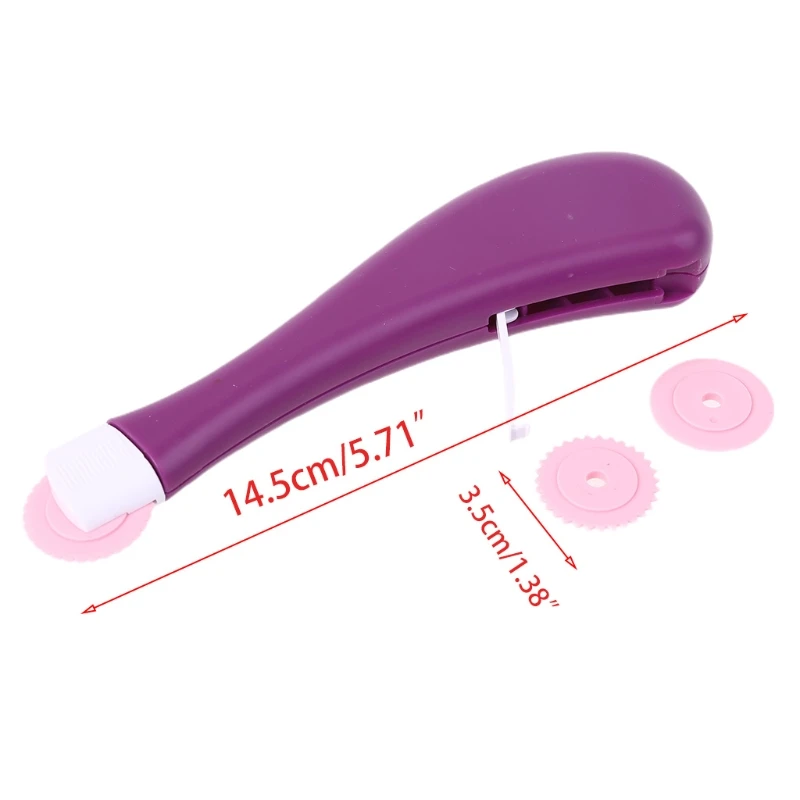 

Plastic Overstitch Wheel Gear Roulette Spacer Sewing Cloth Craft Tool Marking