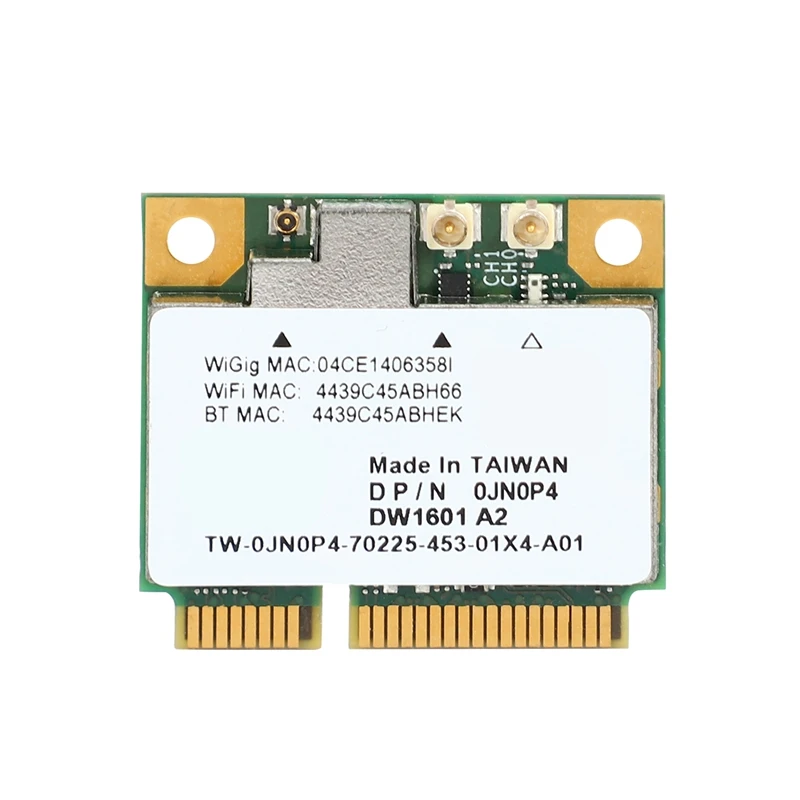

DW1601 QCA9005 Wireless Card 8V256 WiGig 802.11AD 7Gbps Wireless Bluetooth 4.0 Mini Pcie Card