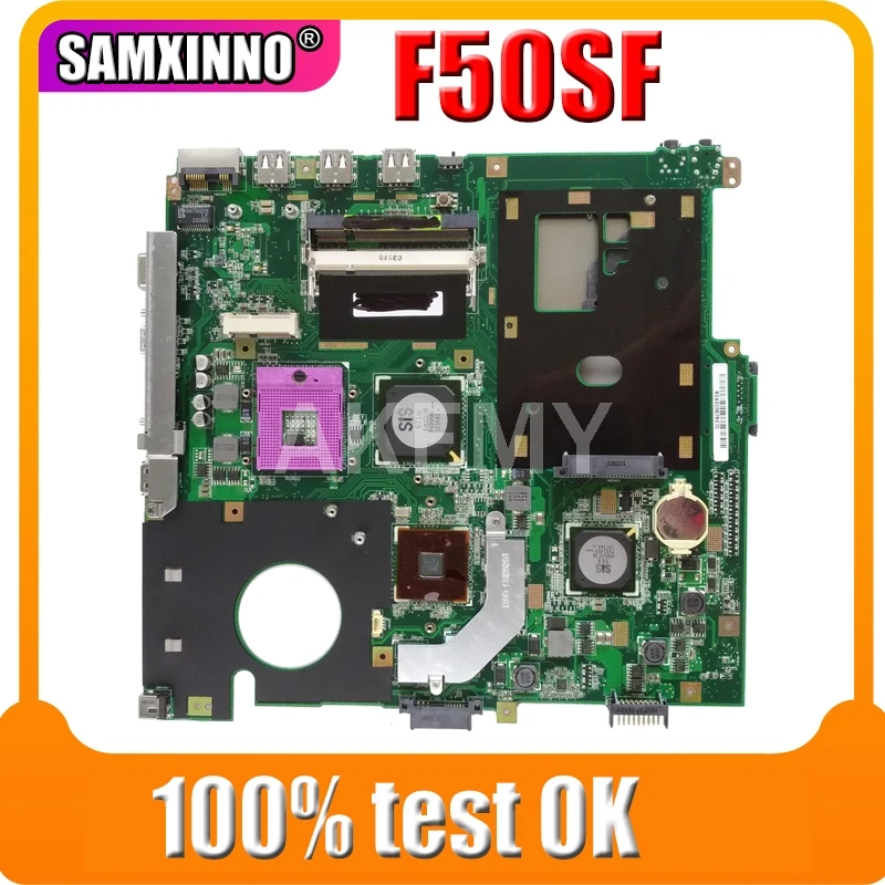 Для Asus F50SF X61S M60SF материнская плата для ноутбука ПК оригинальная 100% тестовая