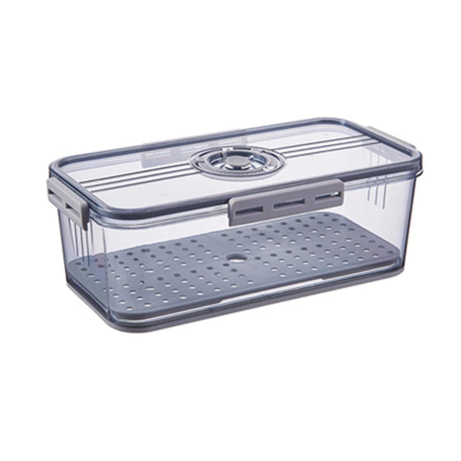 

Refrigerator Storage Box Transparent Food Grade Pet Plastic Chronograph Freezer Storage Box Kitchen Accessories