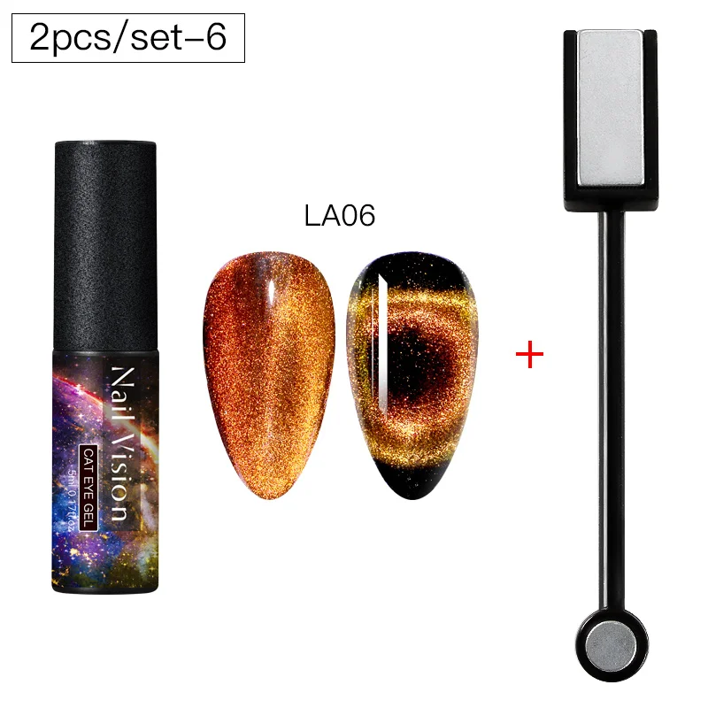 ZH08029 Nail Vision 9D Galaxy Cat Eye гель-Хамелеон Гель для ногтей длительный Galaxy Star эффект кошачьих глаз замачивается УФ/светодиодный - Цвет: ZH08029