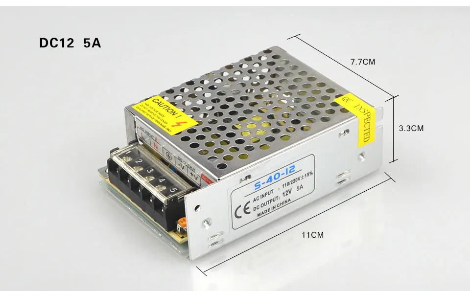 DC 12V Мощность адаптер драйвер светодиодной ленты 1A 2A 3A 5A 10A 15A 20A 30A 40A переключатель Питание AC110V-220V 12 вольт трансформатор Мощность