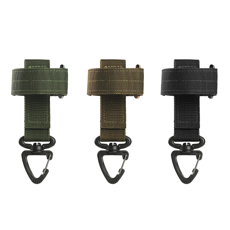 

Тактический зажим для ключей на ремешке в стиле милитари