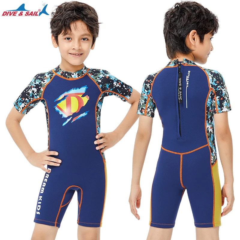 

Kids Wetsuits Shorty Wetsuit 2.5mm Neoprene Suit for Youth Boys Girls Toddler Water Aerobics Swimming Diving Surfing
