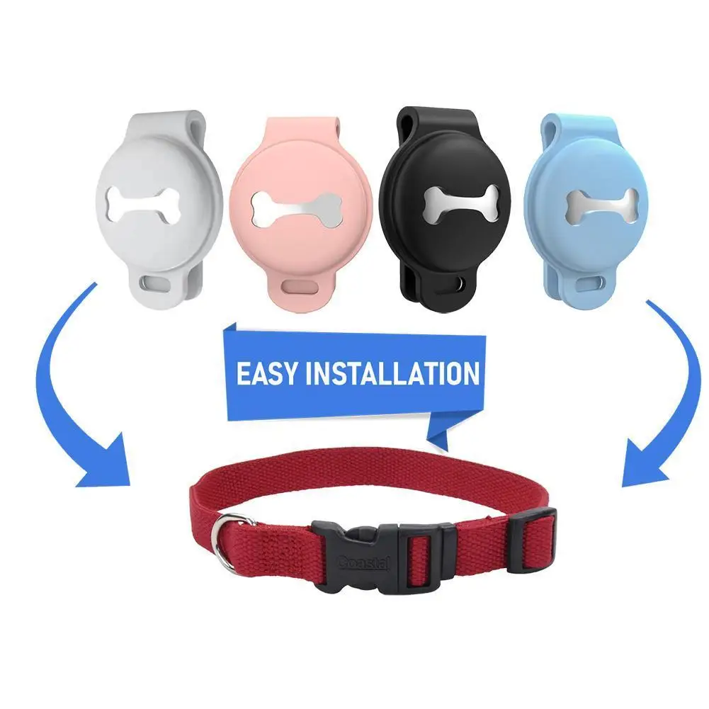 

Anti-lost Device Protective For Airtag Cover Case Dont Have To Worry About Losing Your Pet Anymore Tracker Accessories