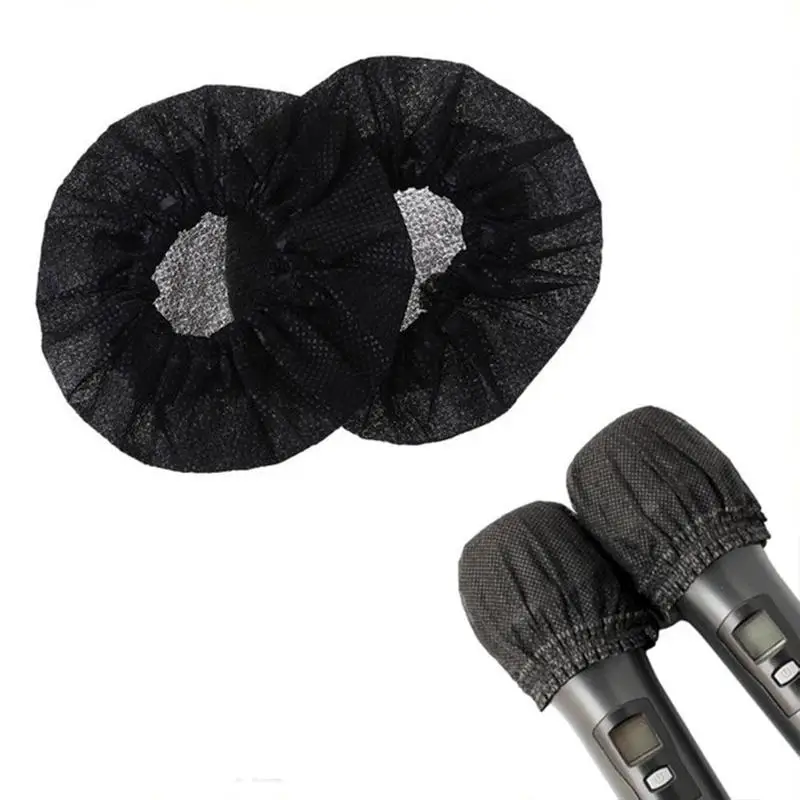 

Wegwerp Non-woven Microfoon Cover Removal Voorruit Karaoke Ktv Mic Voor Levert Beschermende Pad Cap A5O4