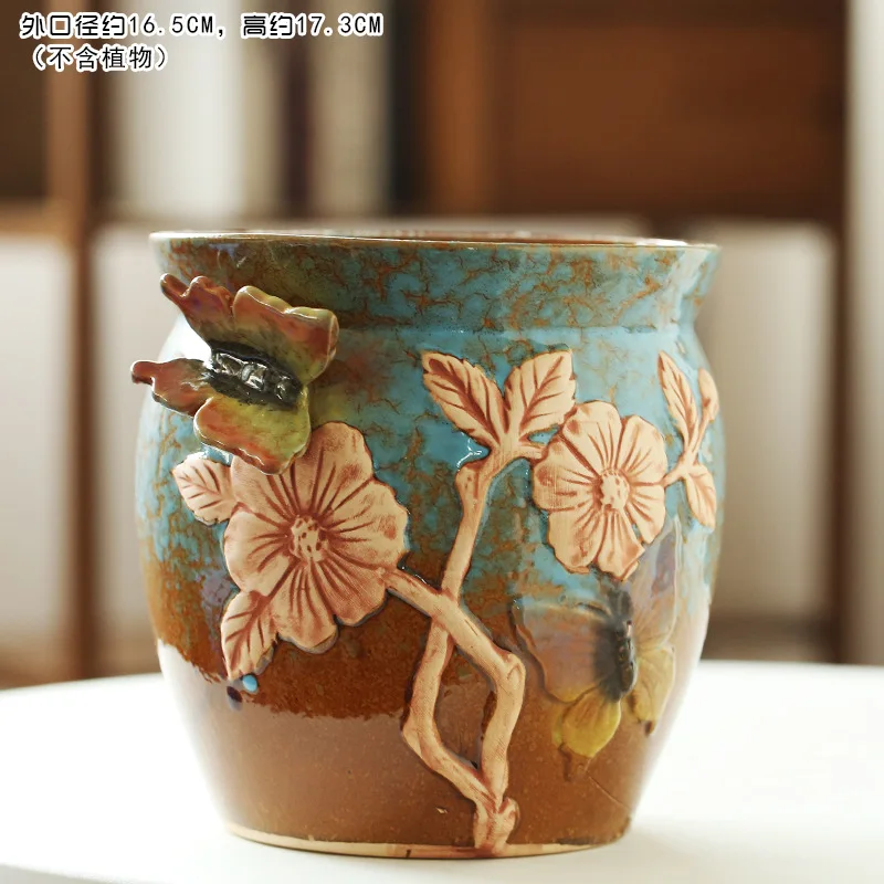 Креативный керамический цветочный горшок фотоемкость для посадки воды