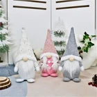 Рождественские гномы, плюшевые строительные украшения, 31 см, Gonk, карликовый эльф, рождественские украшения