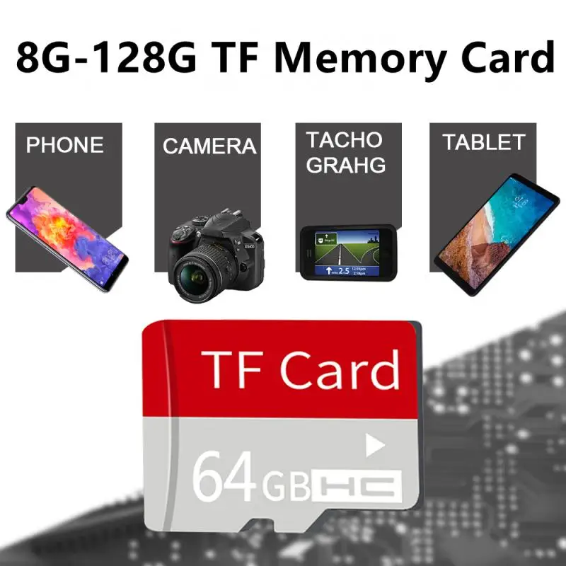 Флэш-карта памяти TF Micro Card Universal 80 МБ/с. карта HC / XC класс 10 UHS-I 8 ГБ 16 32 64 Гб 128 для