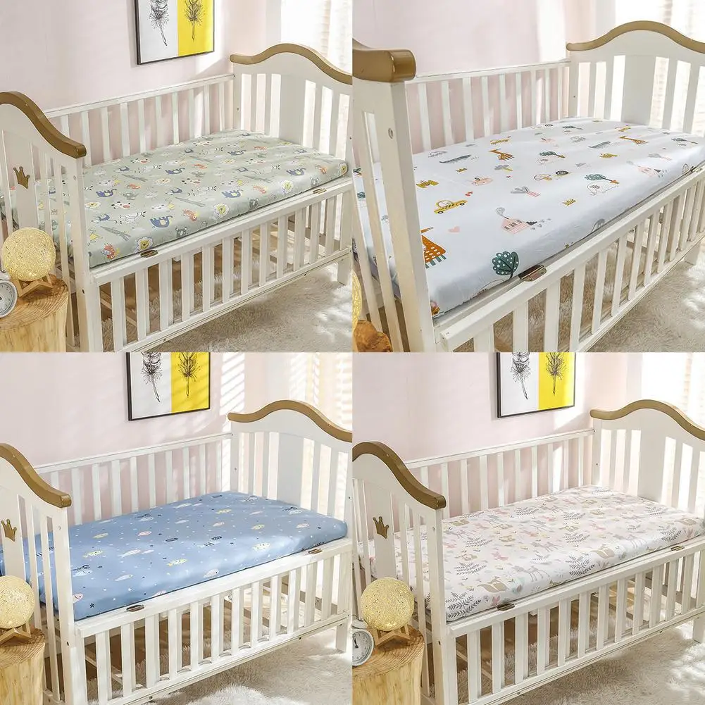 Новорожденный ребенок постельные принадлежности для кроватки Sheets190x58 см с