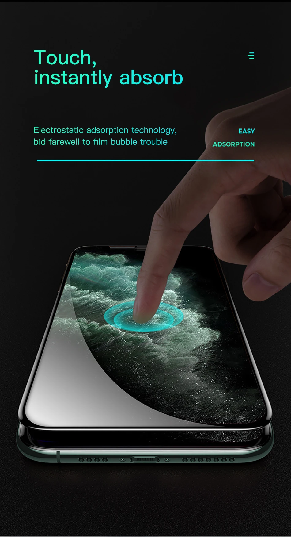 Benks XPRO 3D закругленные края полное покрытие защитное закаленное стекло для iPhone 11 Pro MAX XR X XS 0,4 мм Защитная пленка для экрана