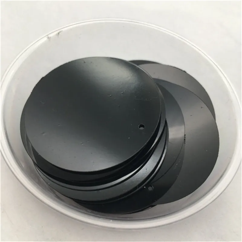 40 мм плоский круглый боковое отверстие ПВХ свободные блестки шитье ремесло для