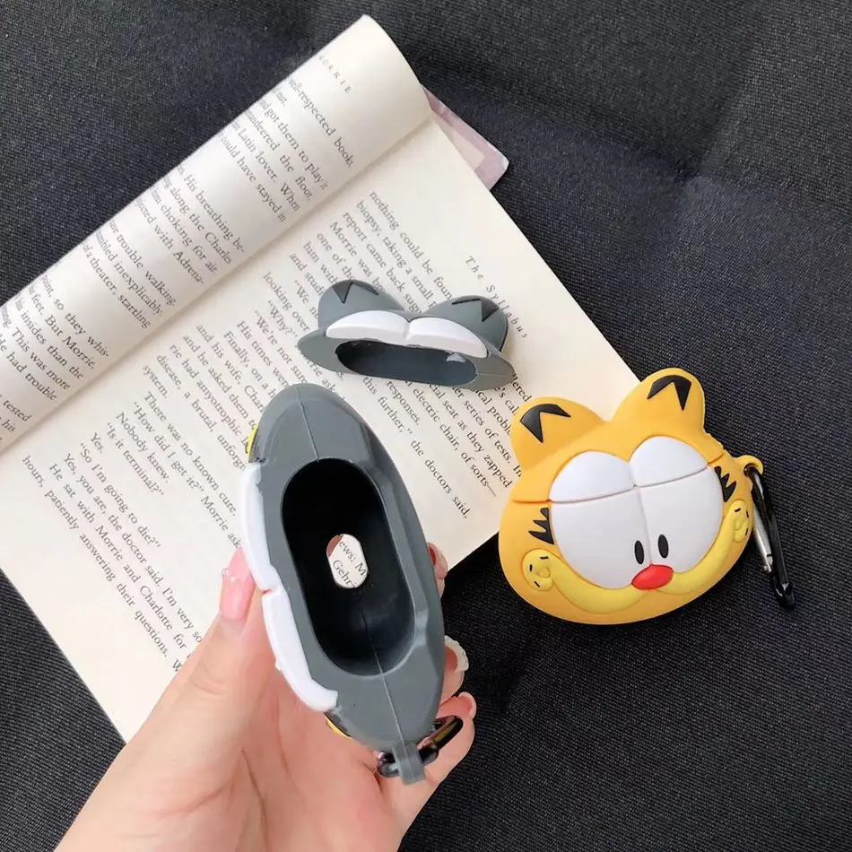 Чехол для наушников AirPods 3D милый чехол с изображением собаки кошки лося Airpods 2/i10/i11