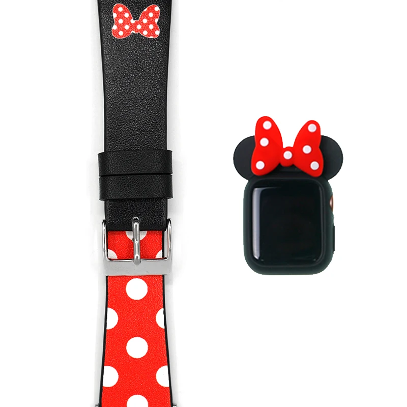 Кожаный ремешок для apple watch 6 band 40 мм 44 чехол iwatch 42 38 + браслет часов series se 5 4 3|Ремешки