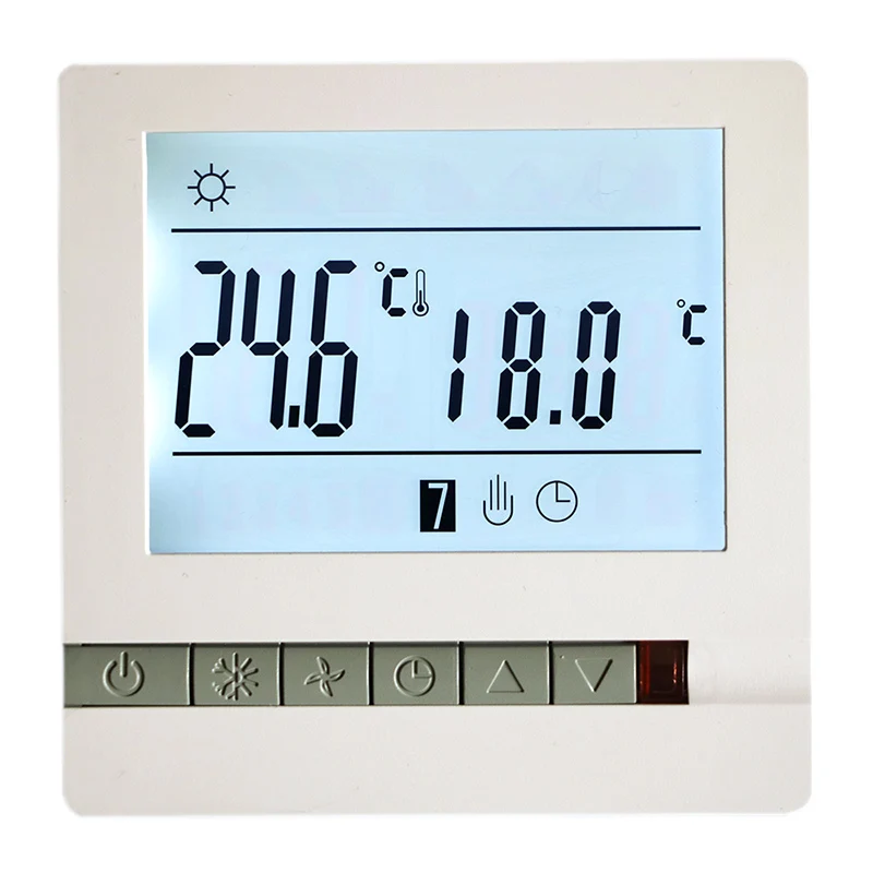 MK605 Minco Heat 3A 16A 25A Электрический или водный 230 в цифровой ЖК-дисплей Еженедельный программируемый терморегулятор для обогрева пола