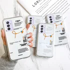 Для Samsung A52 4G 5G A71 4G A72 4G 5G мягкий чехол для телефона из ТПУ с принтом модные прилива бренд принципиально на Samsung A01 A02 M02 с защитой от грязи