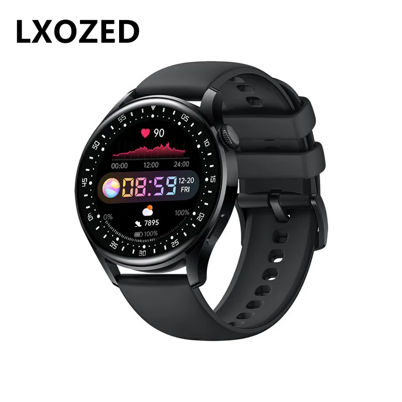 Умные часы D3 Pro с вращающейся кнопкой фитнес-трекер сделай сам экраном 1 32 дюйма -